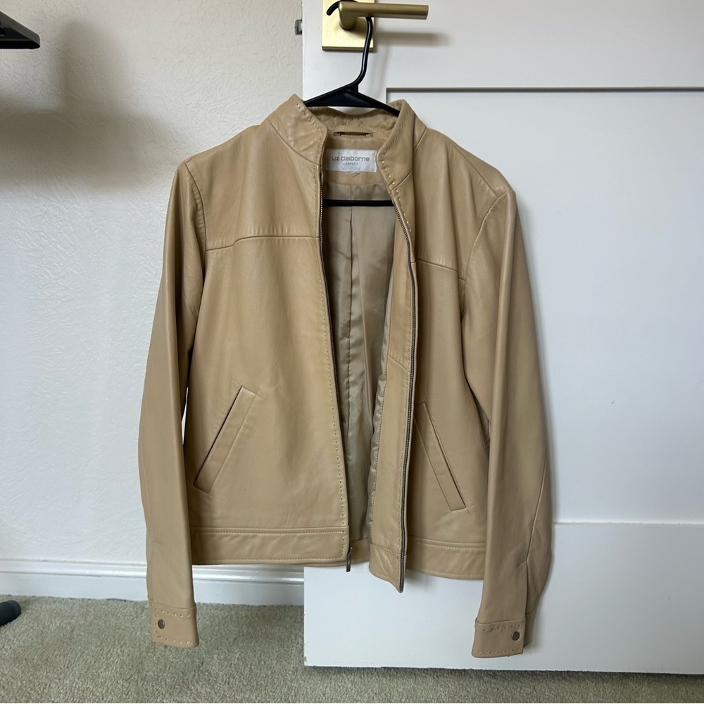 Tan Leather Jacket - image 3